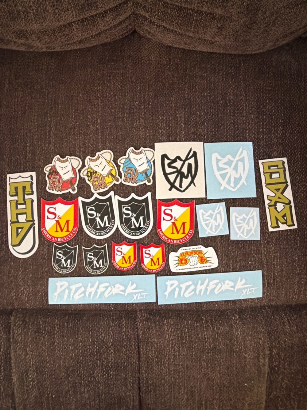 S&M RANDOM 20 PIECE STICKER PACK Bmx Bike Decals S&M Bike Stickers  Fit Odyssey